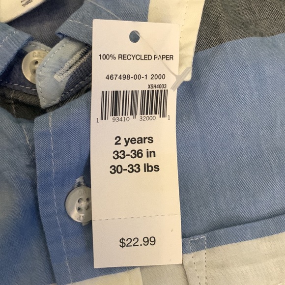 Old Navy & Gap Boys Button Up and Cardigan Set - 2T - Picture 10 of 12